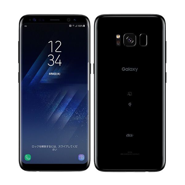 SCV36 GALAXY S8 ミッドナイトブラック お買い得品 SIMフリー 本体 au