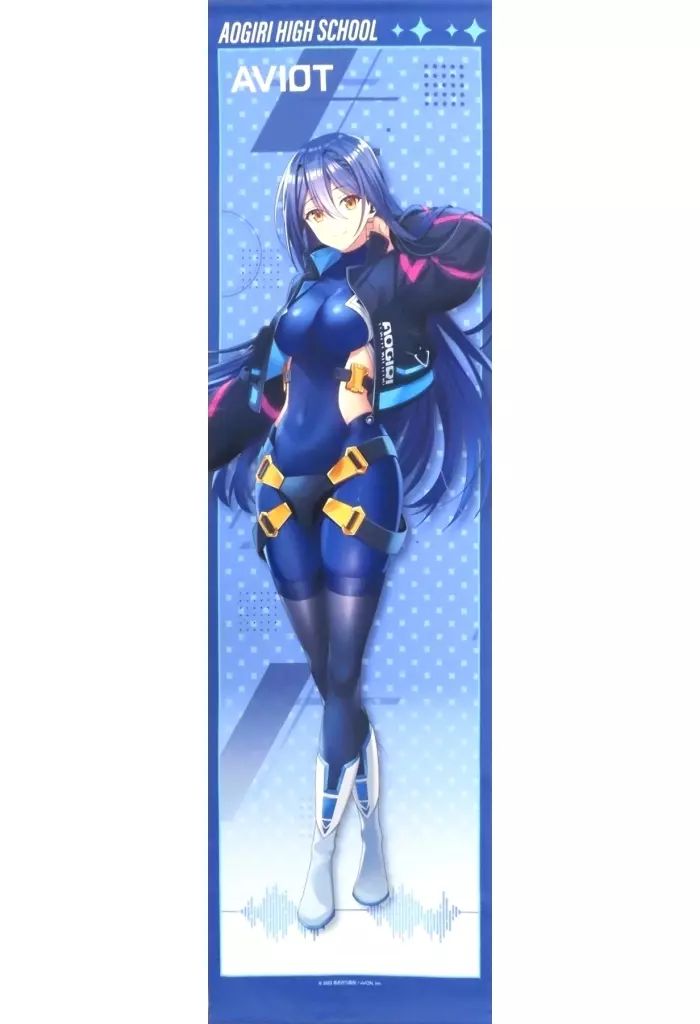 タペストリー エトラ 等身大布タペストリー バーチャルYouTuberあおぎり高校×AVIOT POP UP SHOP in マルイ