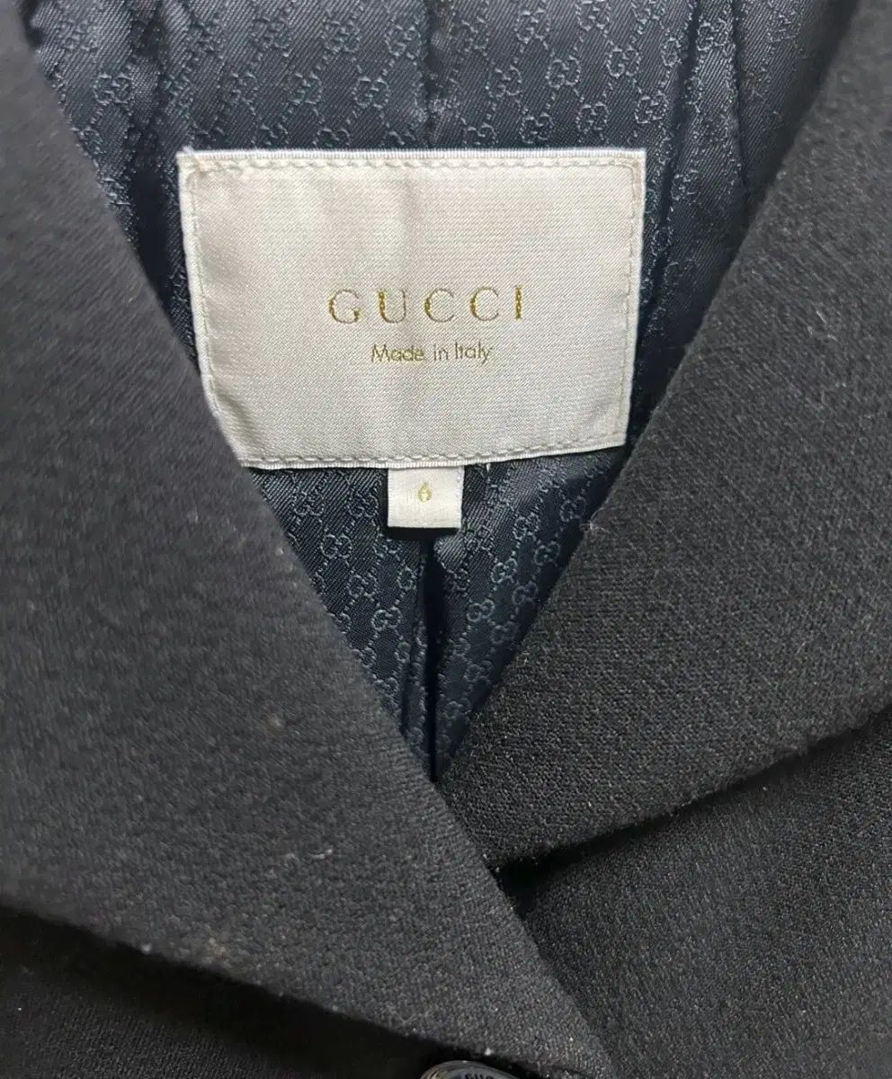 グッチ キッズ ブラック ハーフ コート