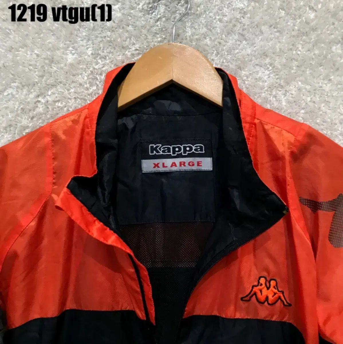 Kappa ウィンドブレーカー オレンジ ブラック カッパ オレンジ/ブラック ウィンドブレーカー XL 1219 - メルカリ