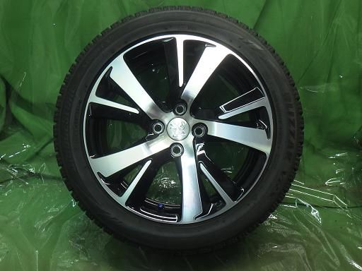 スタッドレス プジョー 17インチ ブリヂストン ブリザックVRX