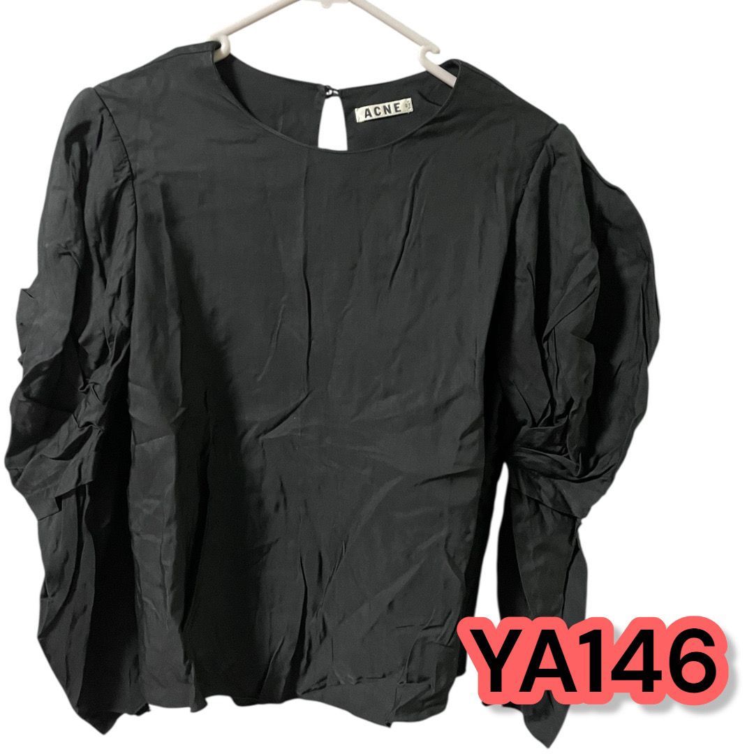ACNE アクネ トップス 黒 ブラック サイズ34 管理YA 146