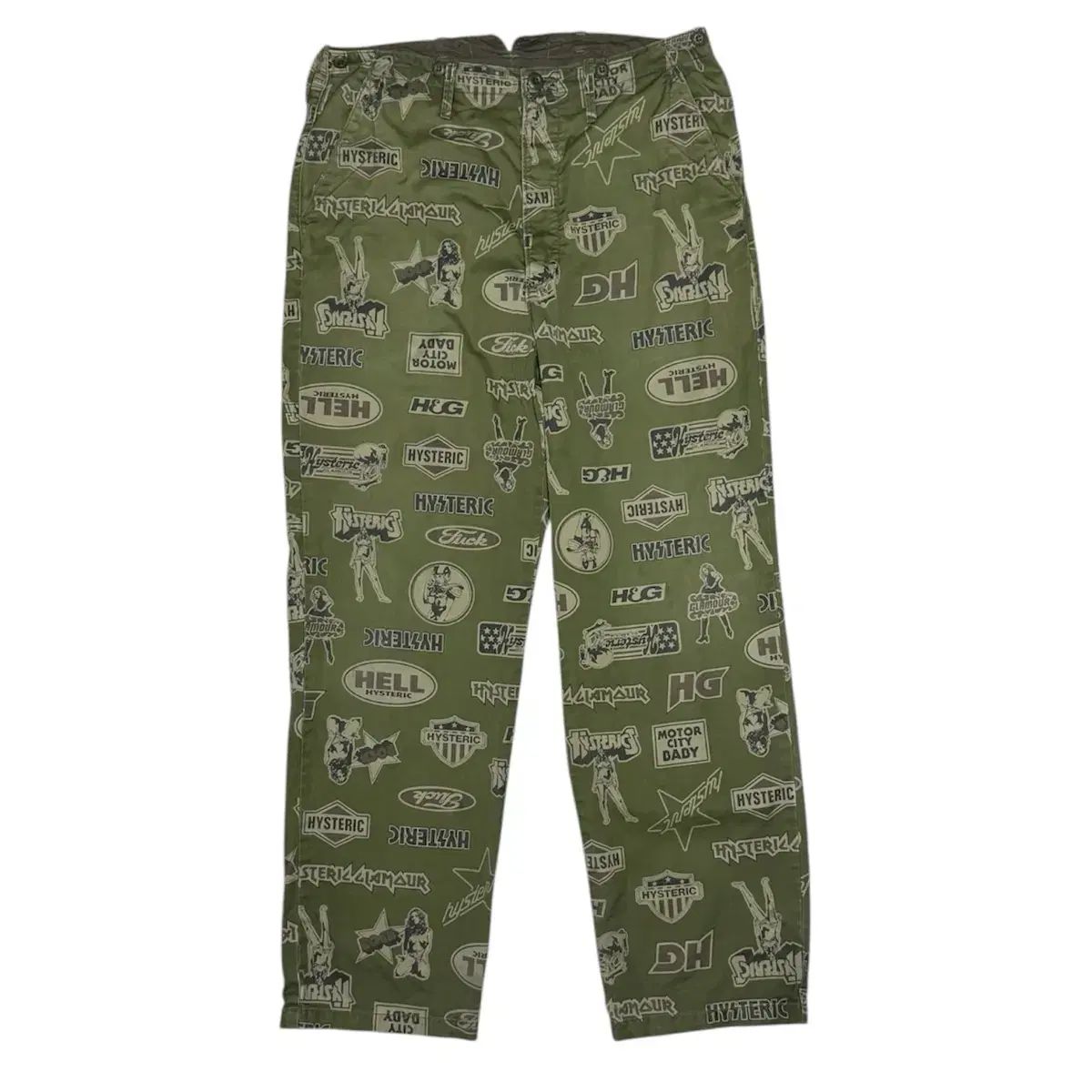 HYSTERIC GLAMOUR ヒステリックグラマー アイコニック パータン ルーズフィット パンツ ズボン