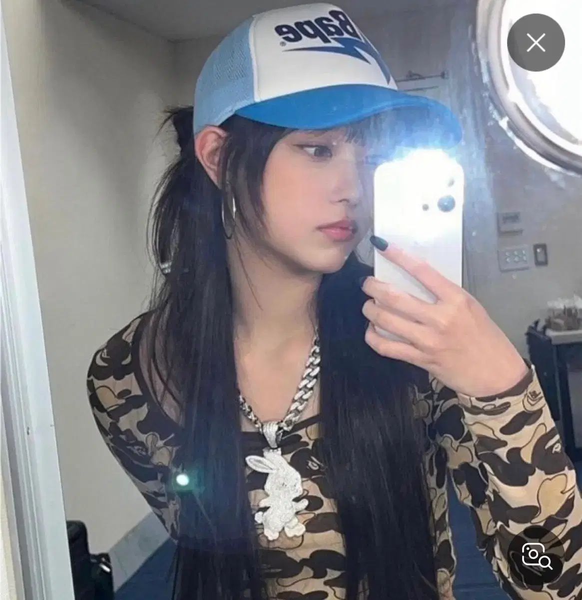 A BATHING APE® スター メッシュキャップ 帽子