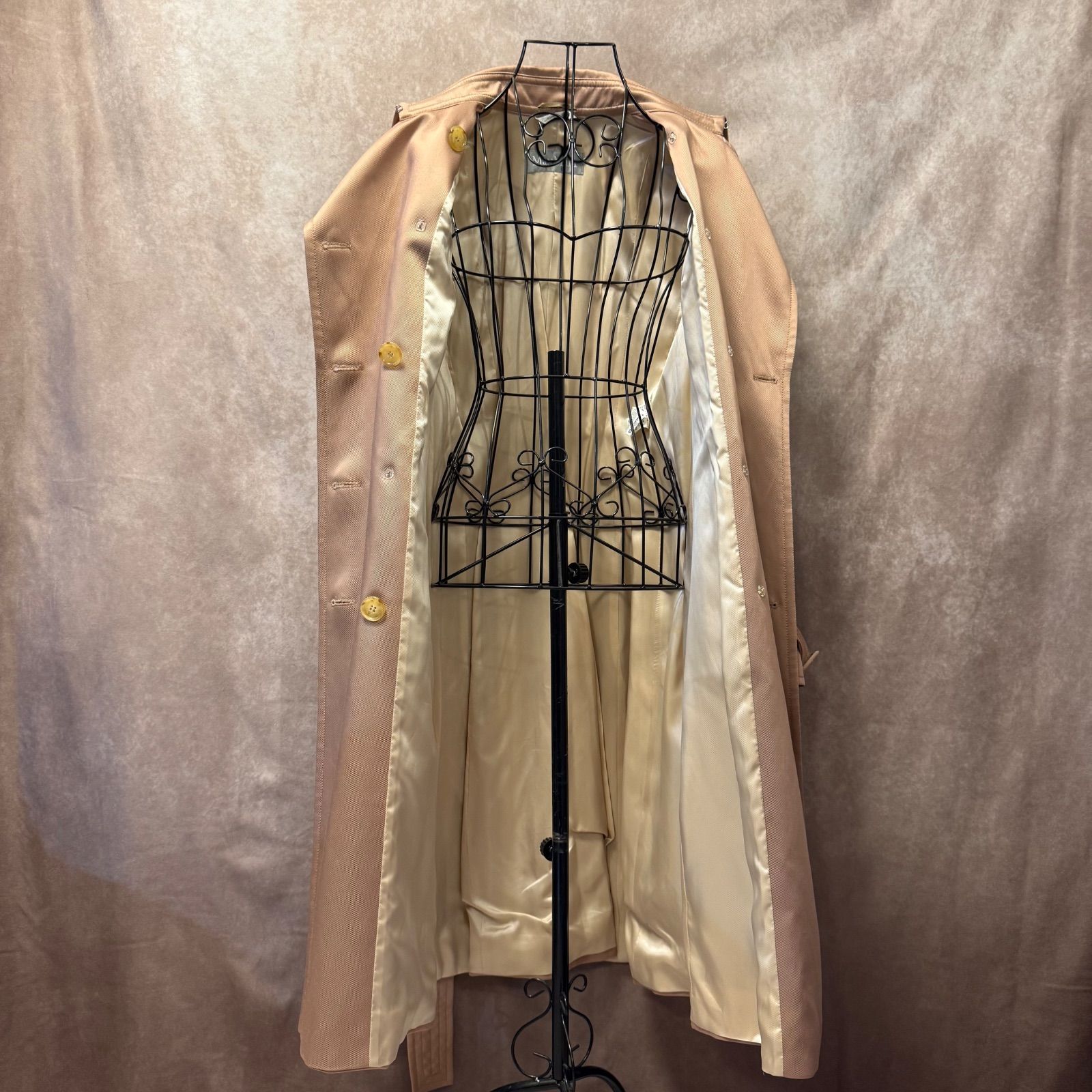 ✨Max Mara マックスマーラ トレンチコート 36 M相当 ピンクベージュ