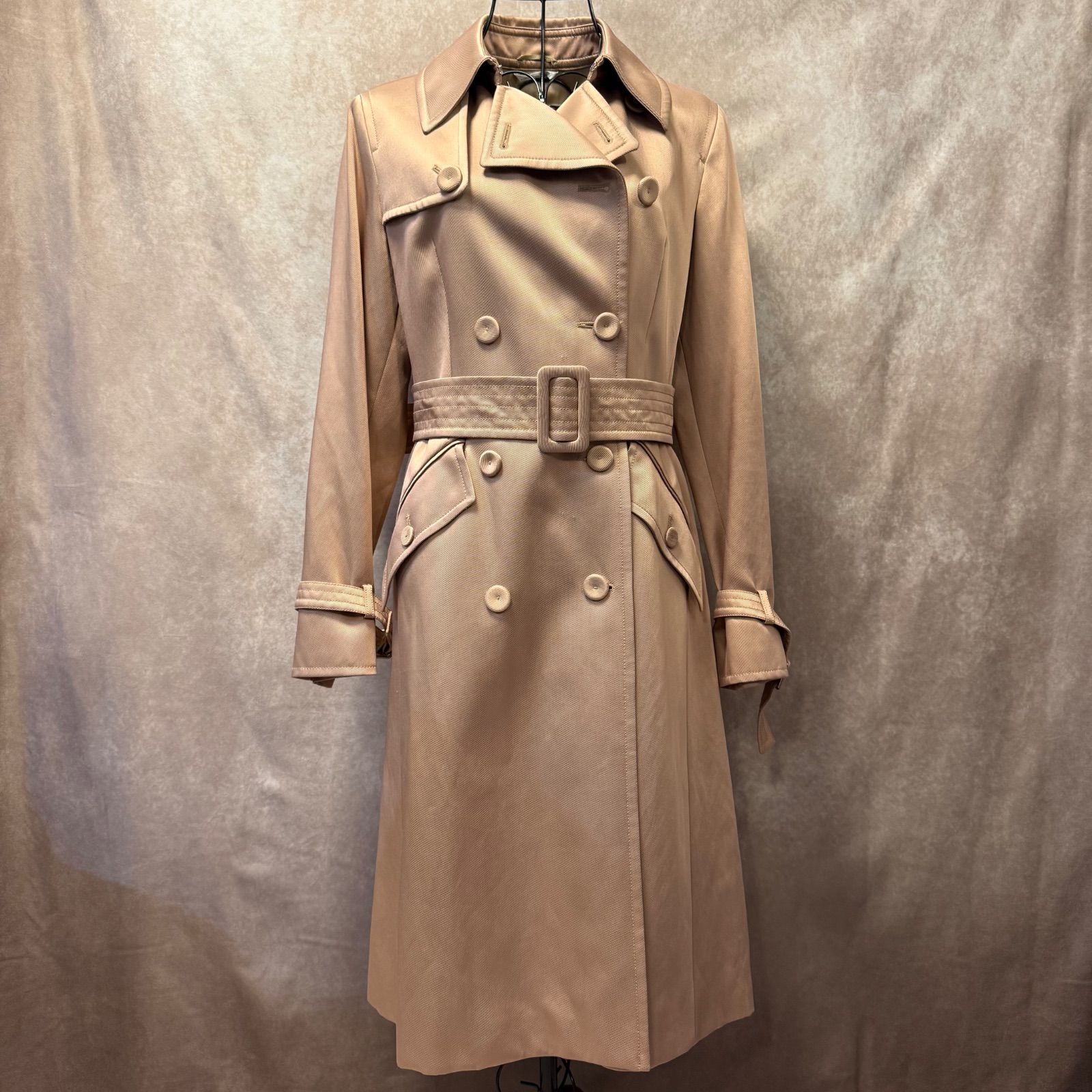 ✨Max Mara マックスマーラ トレンチコート 36 M相当 ピンクベージュ