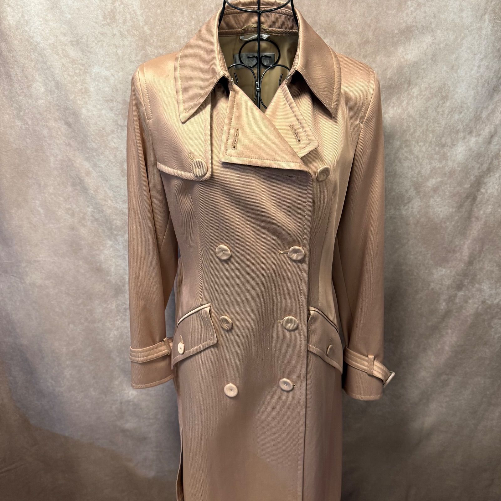 ✨Max Mara マックスマーラ トレンチコート 36 M相当 ピンクベージュ