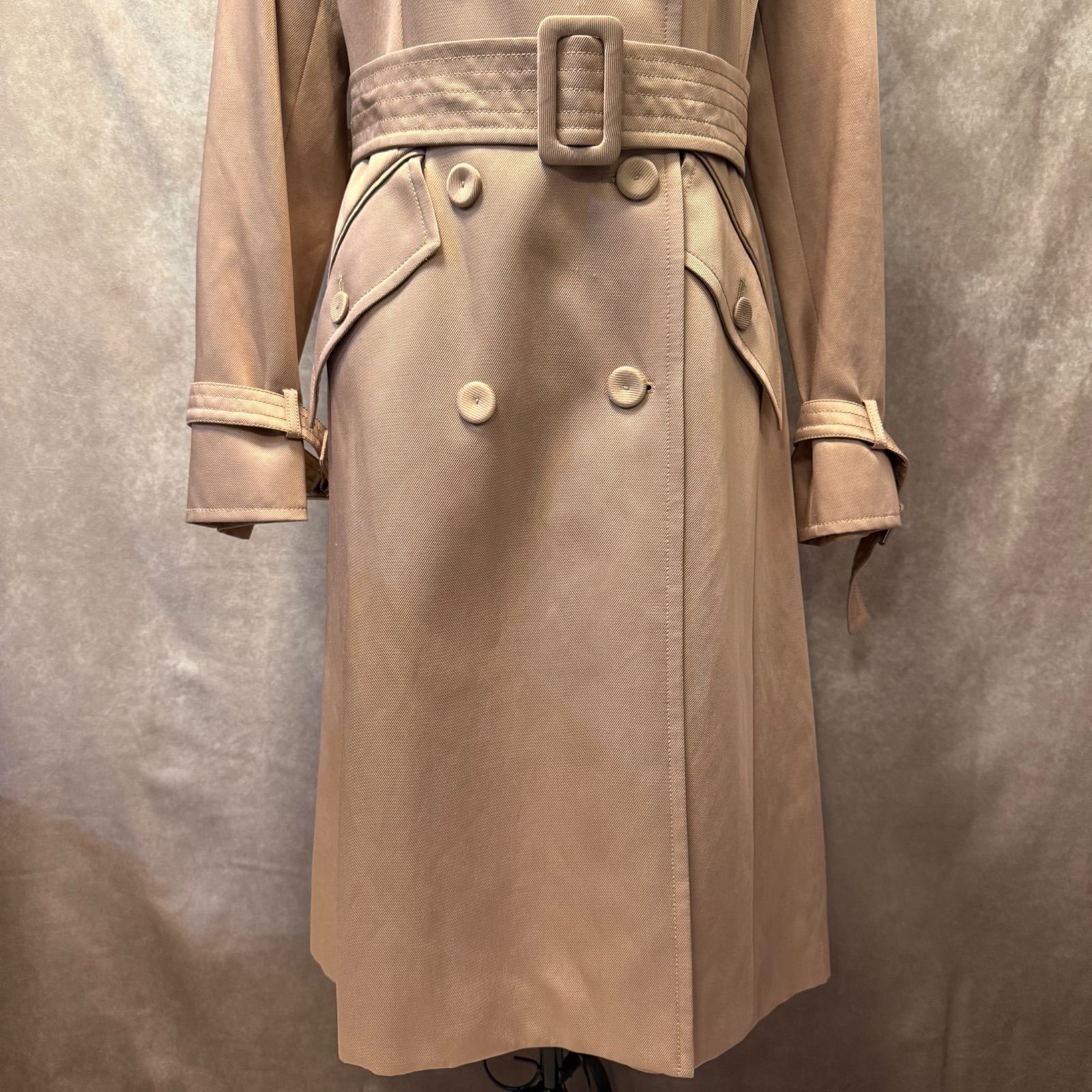 ✨Max Mara マックスマーラ トレンチコート 36 M相当 ピンクベージュ
