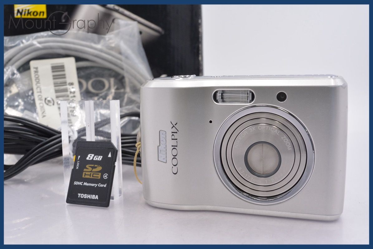 ☆極上美品☆ ニコン Nikon COOLPIX L18 単三電池仕様 元箱、メモリ