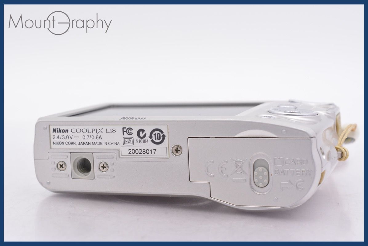 ☆極上美品☆ ニコン Nikon COOLPIX L18 単三電池仕様 元箱、メモリ