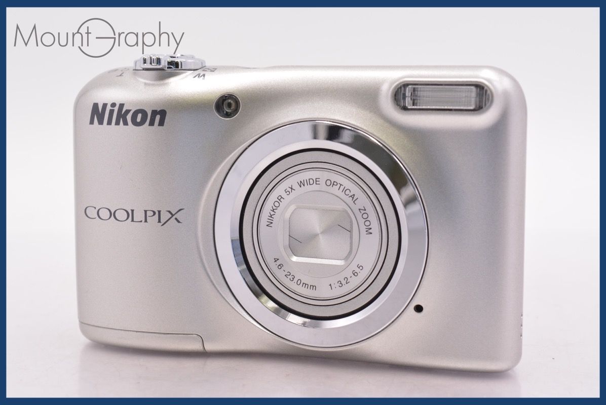 ☆極上美品☆ ニコン Nikon COOLPIX A10 5x 単三電池仕様 ☆完動☆同梱