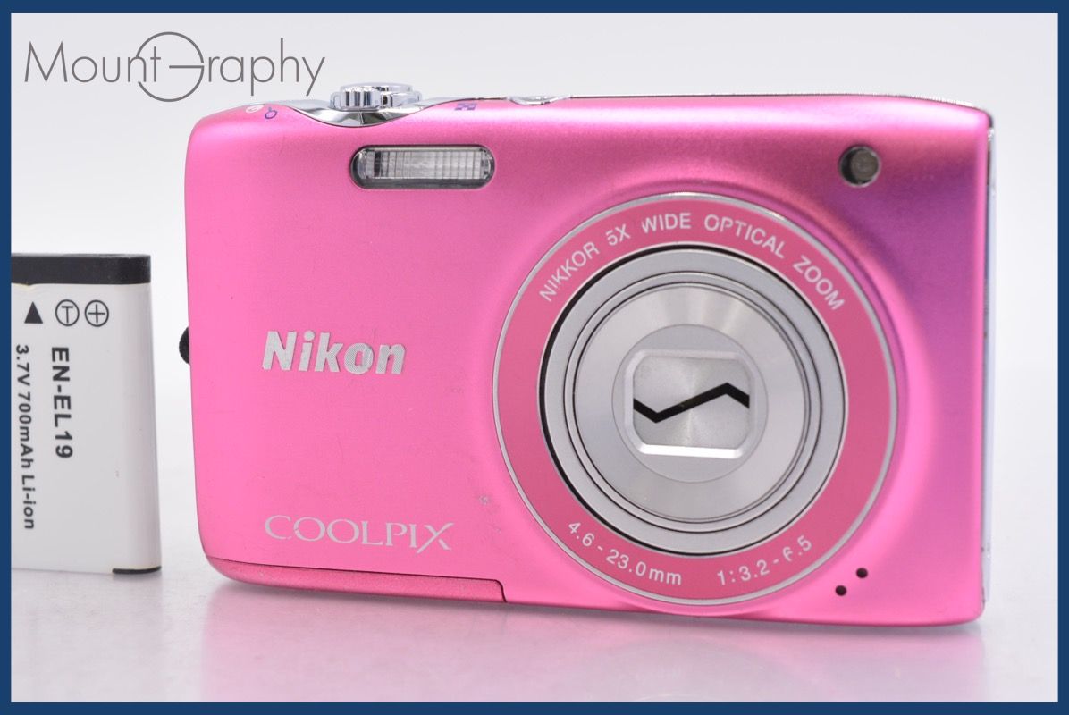 ☆ジャンク特価☆ ニコン Nikon COOLPIX S3100 5x バッテリー付属 同梱