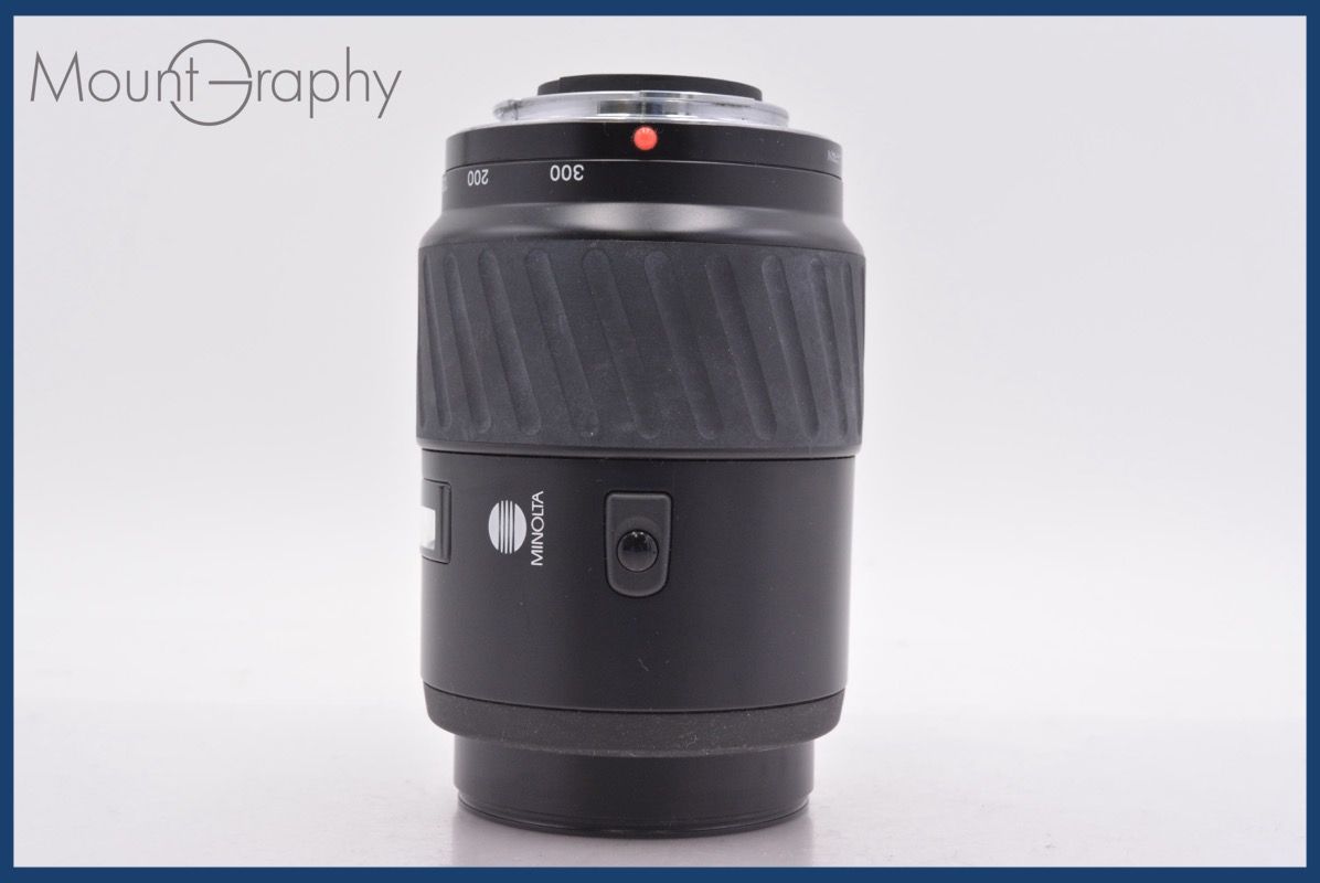 ミノルタ MINOLTA AF ZOOM 100 300 mm F 4 5 6 前後キャップ レンズフィルター付 同梱無料 am 2463