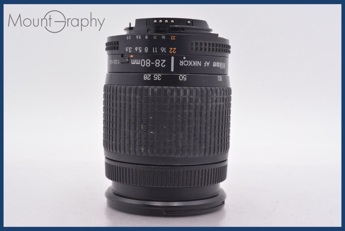 ニコン Nikon AF NIKKOR 28 80 mm F 3 5 6 D 前後キャップ レンズフィルター付 同梱無料 am 2474
