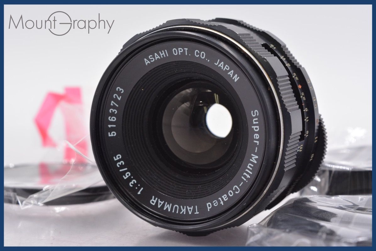 上 ペンタックス PENTAX Super Multi Coated TAKUMAR 35 mm F 3 5 前後キャップ レンズフィルター付 同梱無料 am 2480