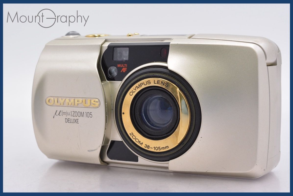 ☆極上美品☆ オリンパス OLYMPUS μ ZOOM 105 DELUXE 38-105mm ☆完動