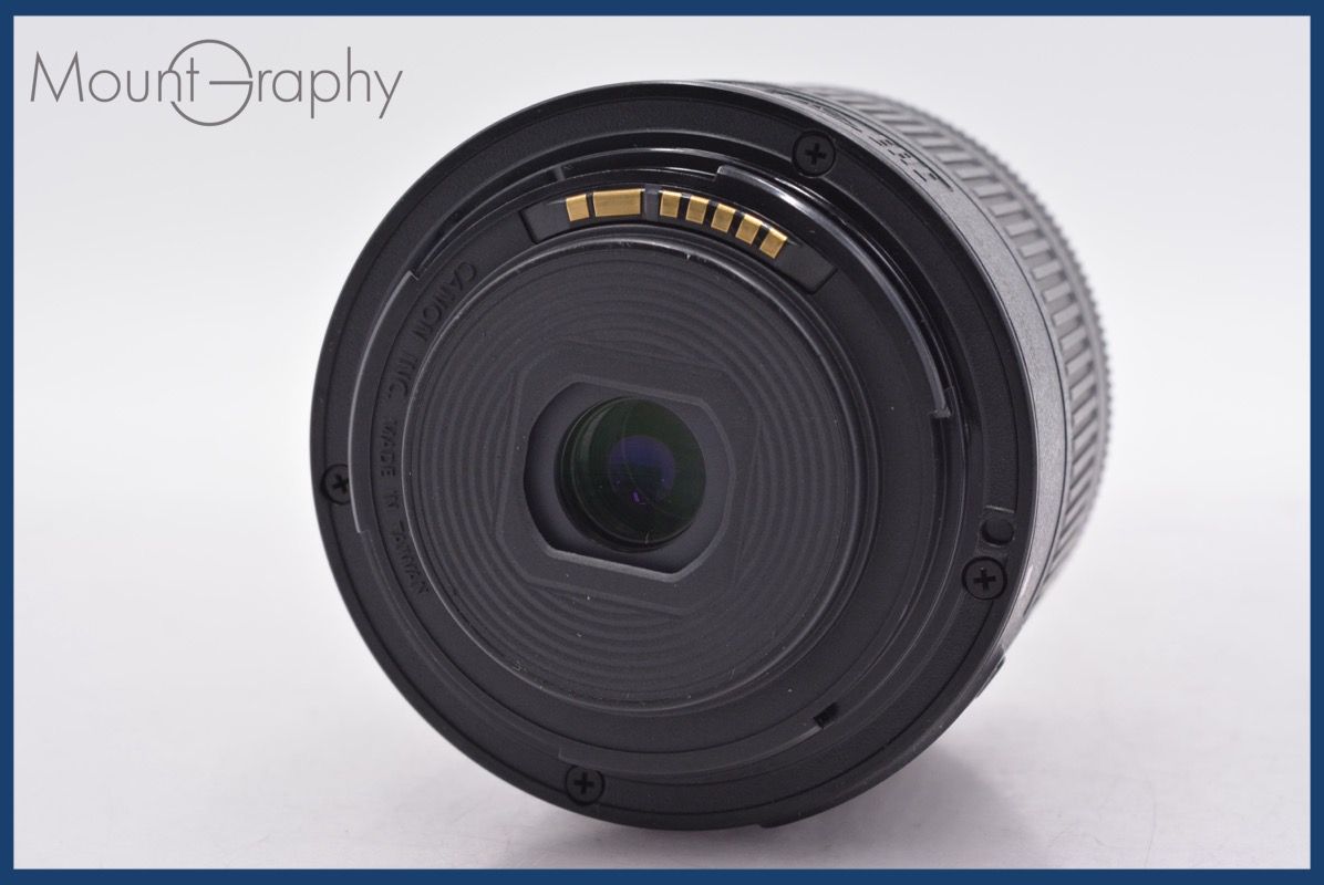  上 キヤノン Canon EF S 18 55 mm F 4 5 6 IS STM 前後キャップ レンズフィルター付 同梱無料 am 2490 その他 カメラ