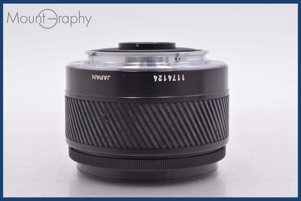 ☆特別特価☆ ミノルタ MINOLTA AF 28mm F2.8 前後キャップ&レンズ