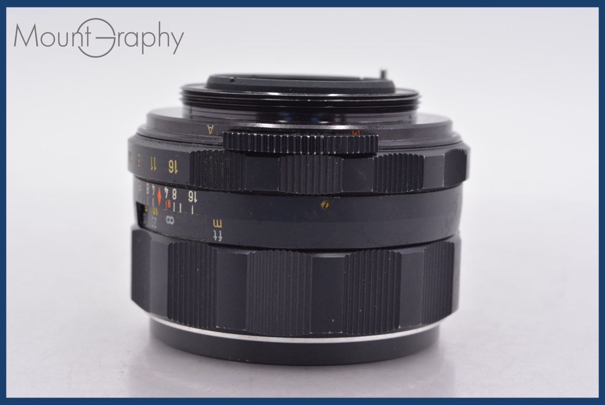 上 ペンタックス PENTAX Super Takumar 55 mm F 2 後期 前後キャップ付 同梱無料 am 2494