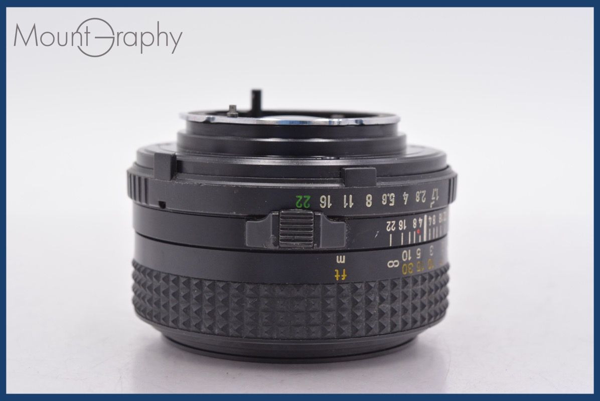 上 ミノルタ MINOLTA MD 50 mm F 1 7 前後キャップ レンズフィルター付 同梱無料 am 2508