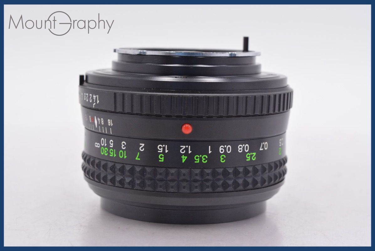 ミノルタ MINOLTA MD ROKKOR 50 mm F 1 4 前後キャップ レンズフィルター付 同梱無料 am 2509