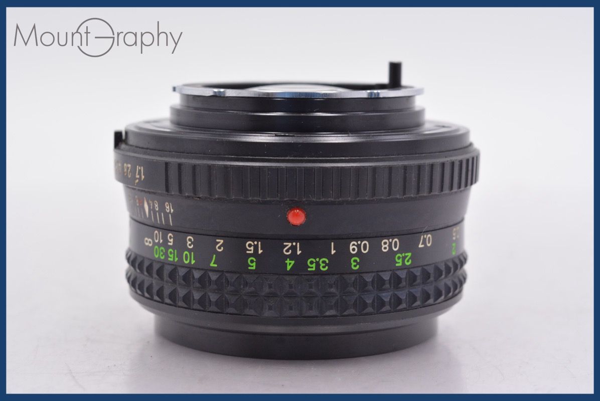 実用 ミノルタ MINOLTA MD ROKKOR 50 mm F 1 7 前後キャップ レンズフィルター付 同梱無料 am 2510