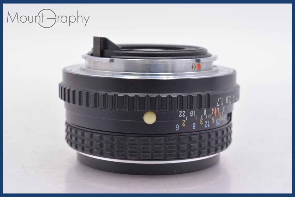 ペンタックス PENTAX SMC M 50 mm F 1 7 前後キャップ レンズフィルター付 同梱無料 am 2514