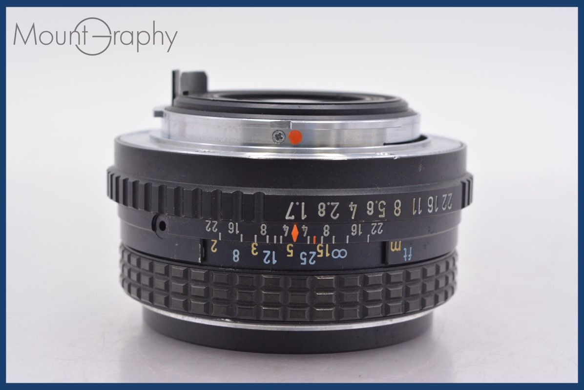ペンタックス PENTAX SMC M 50 mm F 1 7 前後キャップ レンズフィルター付 同梱無料 am 2520