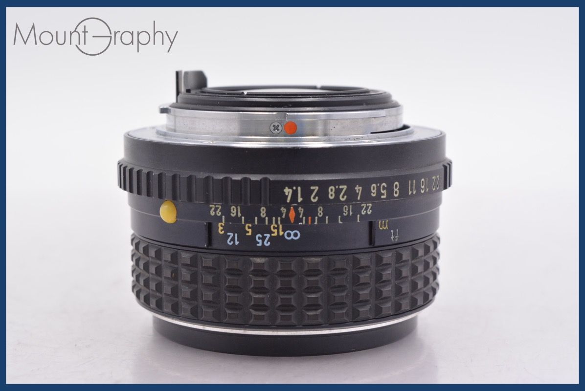 ペンタックス PENTAX SMC M 50 mm F 1 4 前後キャップ レンズフィルター付 同梱無料 am 2521