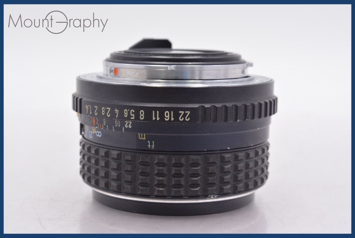  ペンタックス PENTAX SMC M 50 mm F 1 4 前後キャップ レンズフィルター付 同梱無料 am 2521 その他 カメラ