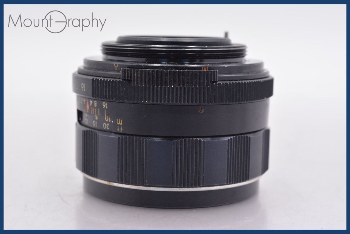 実用 ペンタックス PENTAX Super Takumar 55 mm F 1 8 前期 前後キャップ レンズフィルター付 同梱無料 am 2522