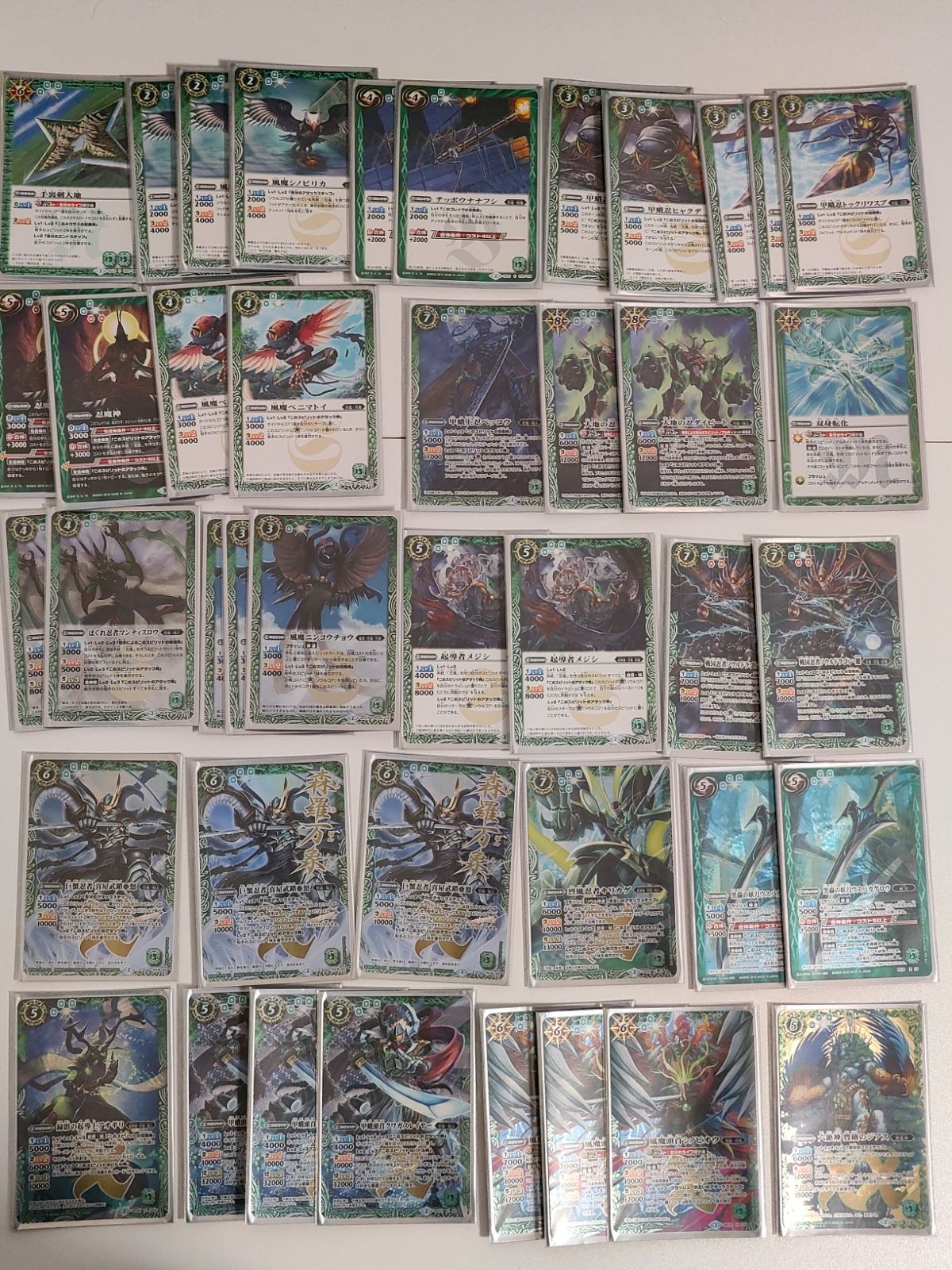 fym26-13 【XXレア・PX有】バトスピ 忍風デッキパーツセット 六絶神