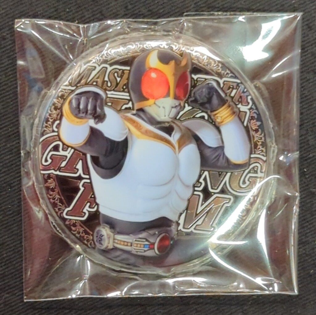 東映 レーディングメタル缶バッジ/超クウガ展 仮面ライダークウガ 仮面