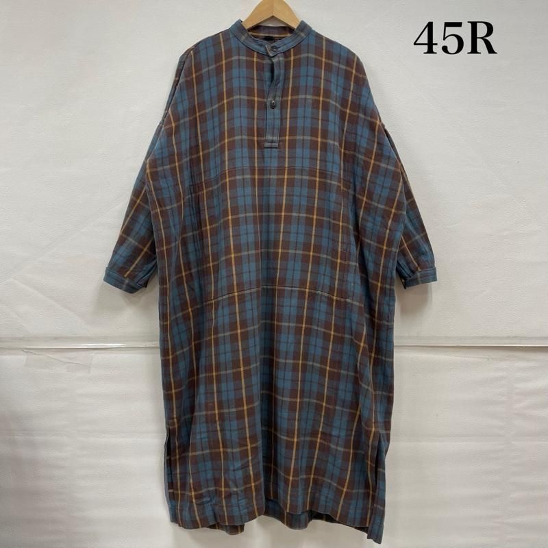 フォーティファイブ・アール インドざっ栗ネルのスモックドレス