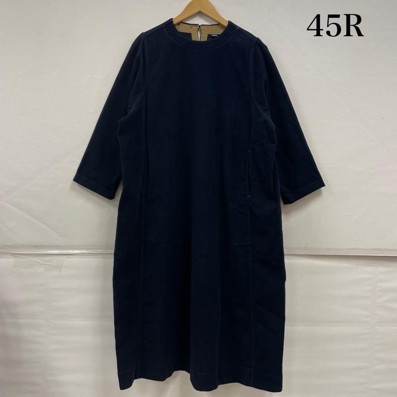 45r フォーティーファイブアール　コットン　プルオーバー　ネイビー 45R フォーティファイブ アール ﾈｲﾋﾞｰ ｺｯﾄﾝ100 ﾛﾝｸﾞ ﾌﾟﾙｵｰﾊﾞｰ O - メルカリ
