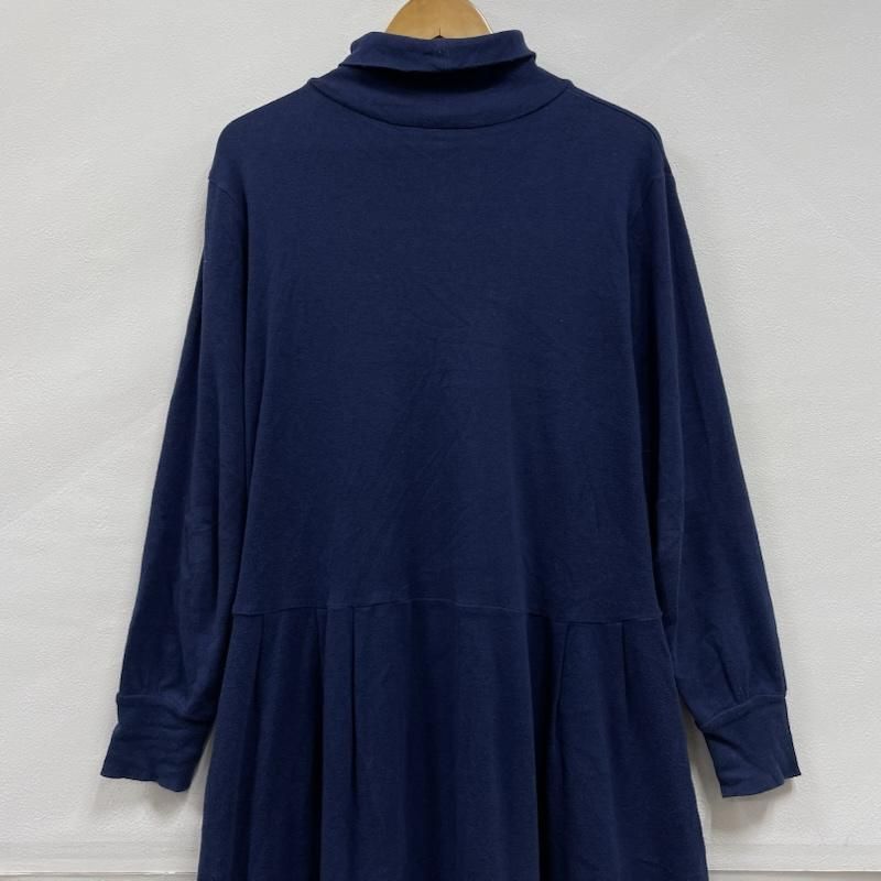 古着 根々 石見銀山 群言堂 タートルネック ハイネック 長袖 タック