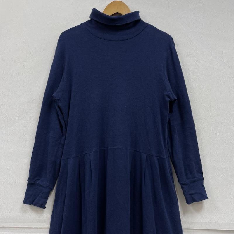 古着 根々 石見銀山 群言堂 タートルネック ハイネック 長袖 タック