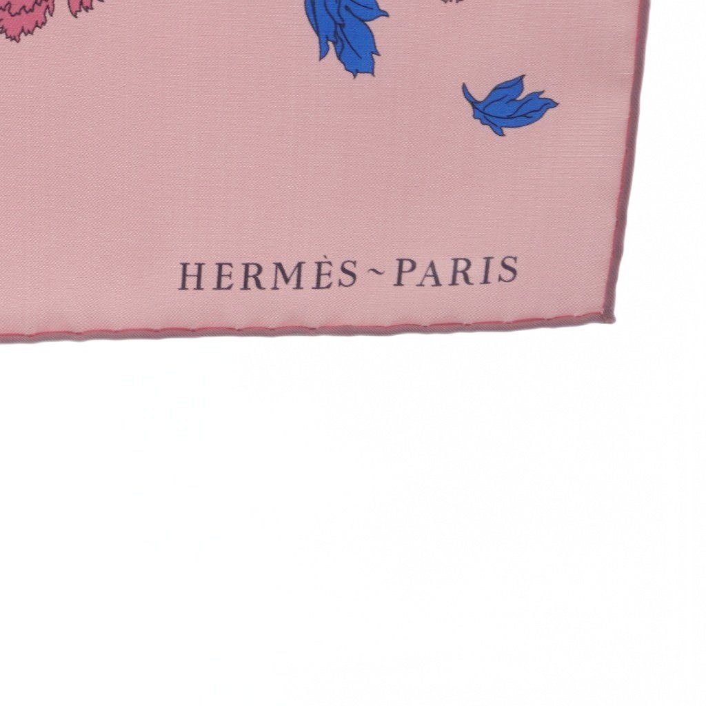 エルメス HERMES スカーフ カレ90 ROBE LEGERE ローブ レジェール シルク ピンク YO 15 OH
