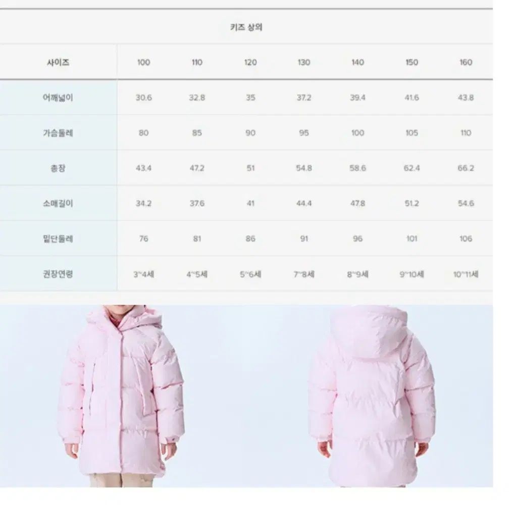 ニュー ンス キッズ 女の子 ラベンダー パファー ダウン アウター 110