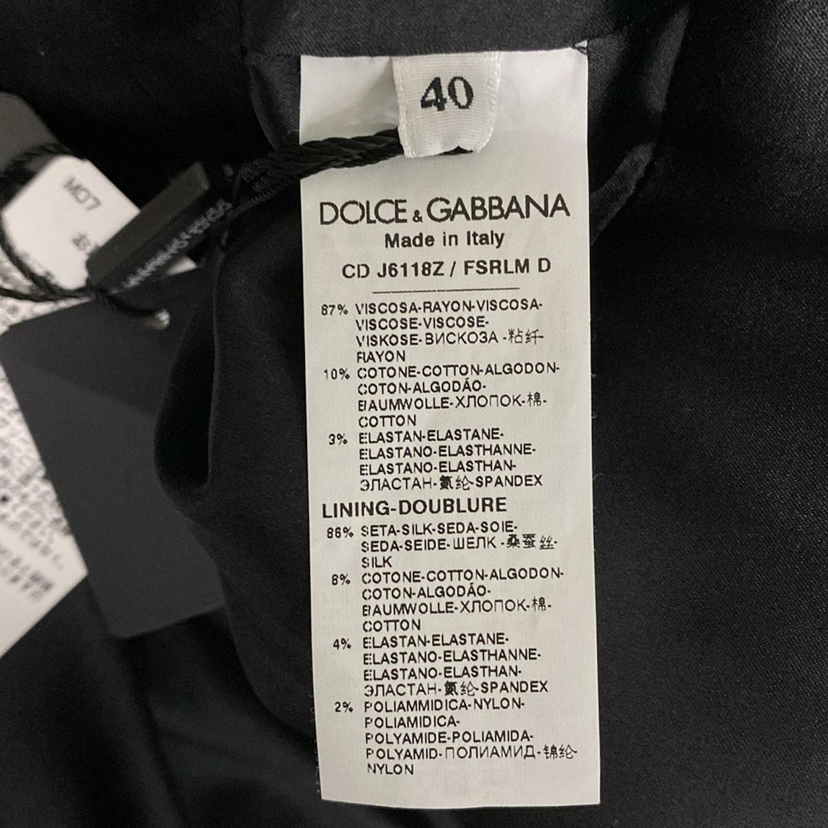 DOLCE&GABBANA(ドルチェアンドガッバーナ) ワンピース サイズ40 M