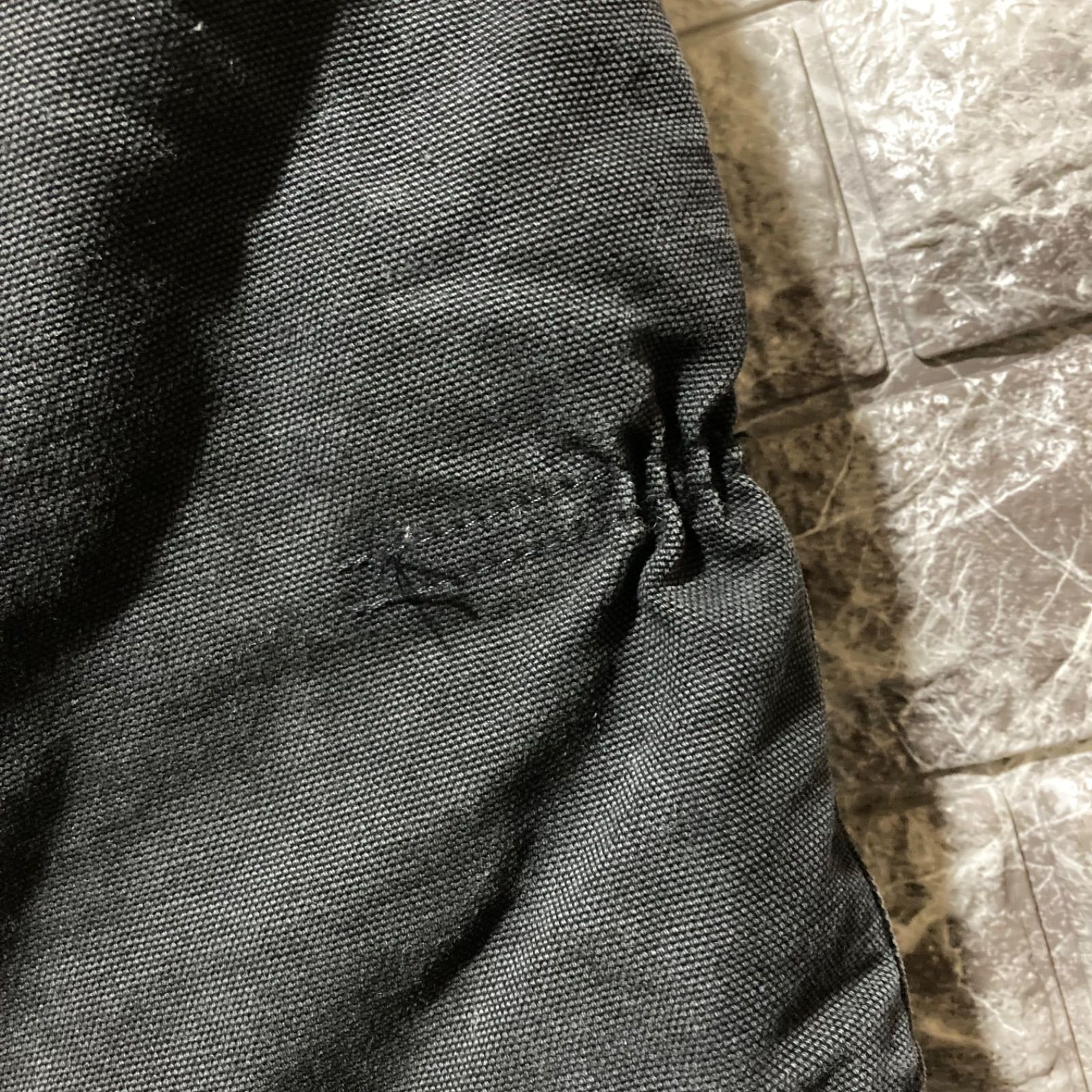 CARHARTT ダックベスト L USA製 腰ゴム カーハート DUCK VEST BLK