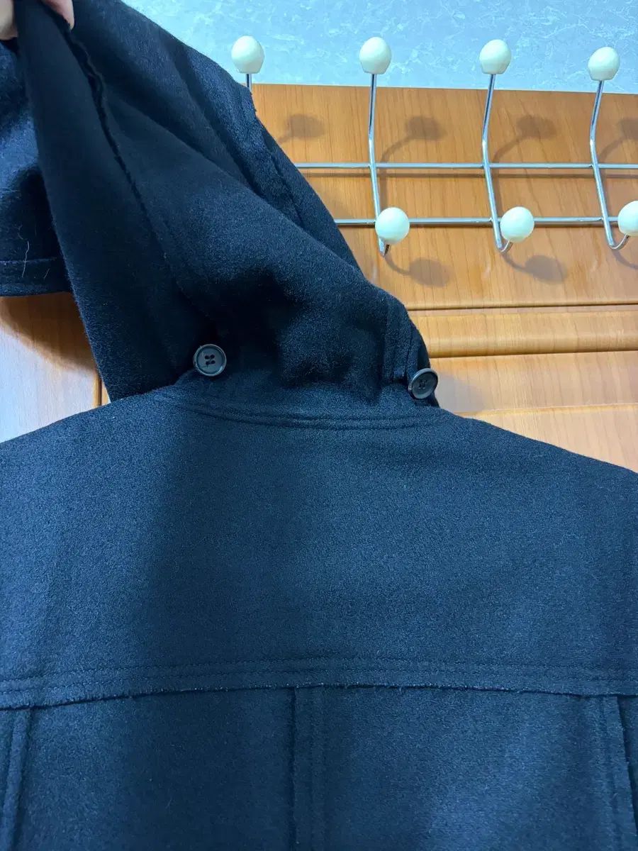 コムデギャルソンシャツ　パッチワークダッフルコート S ネイビー コムデギャルソン シャツCOMME des GARCONS SHIRT ウール縮絨チェック