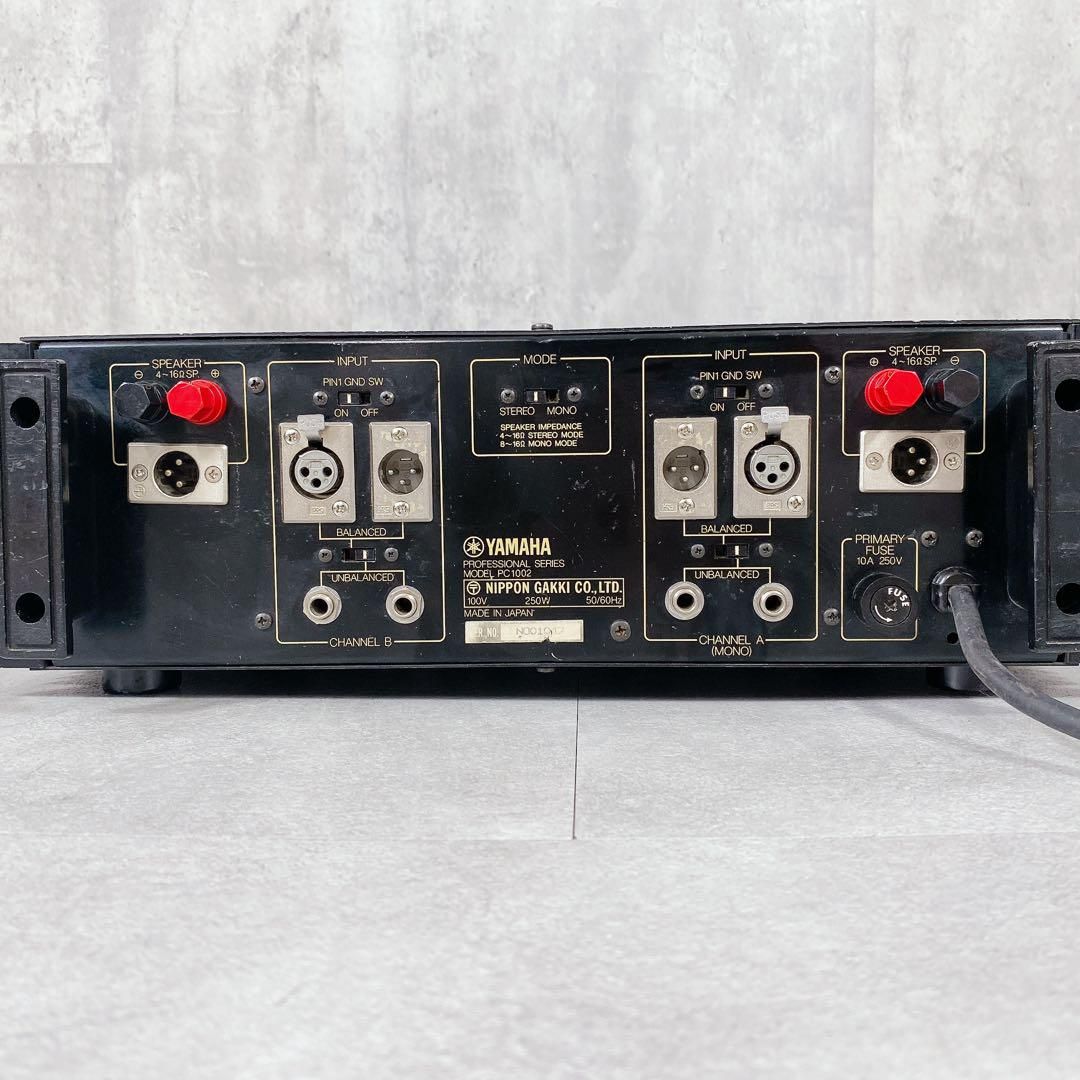X470 YAMAHA パワーアンプ PC1002 動作確認済み 業務用 - メルカリ