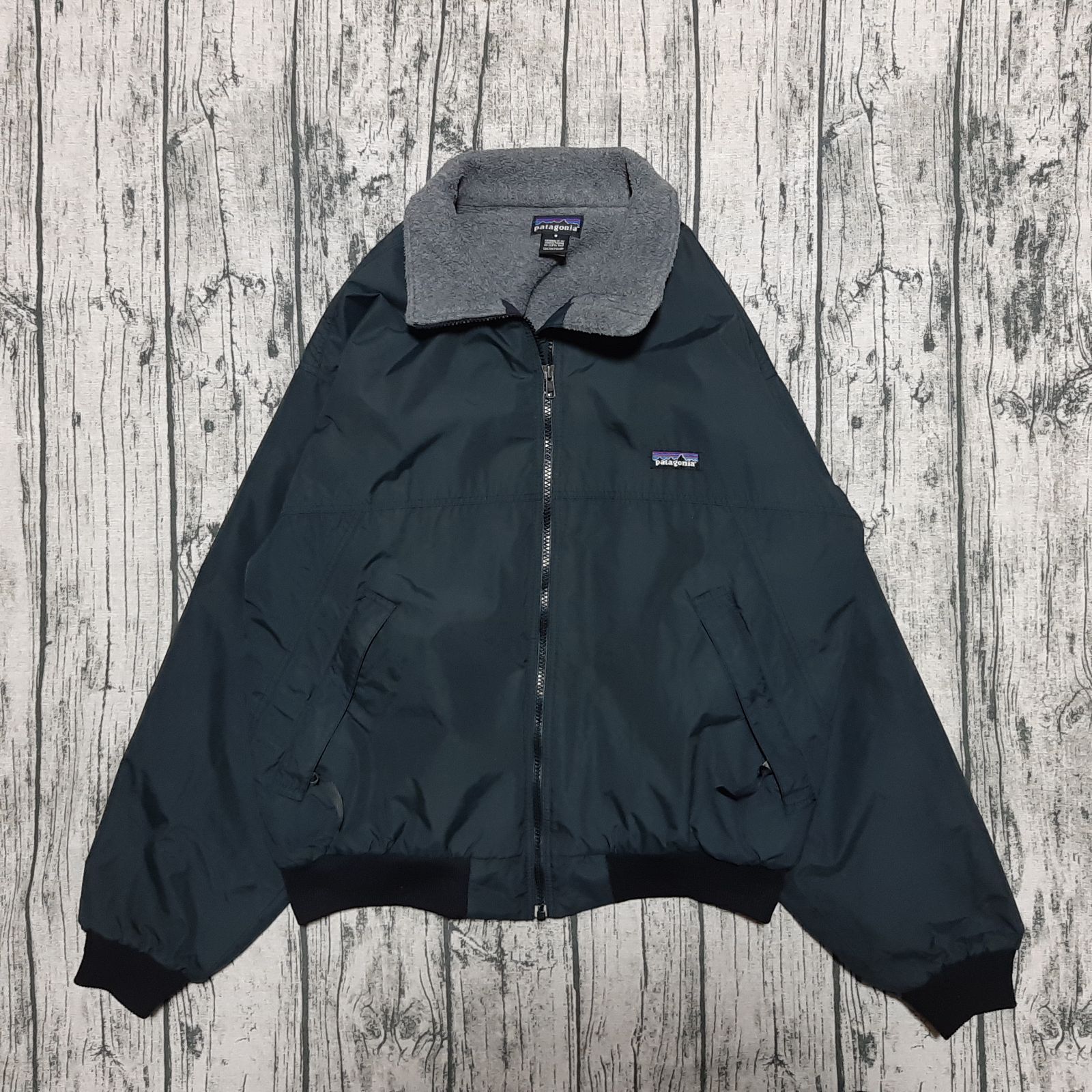 size S】パタゴニア シェルドシンチラ 2002 ブラック 黒 patagonia