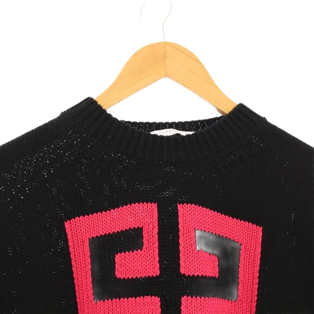 ジバンシィ GIVENCHY 4Gロゴニット セーター 長袖 S 黒 BW903D4Z2E /KH