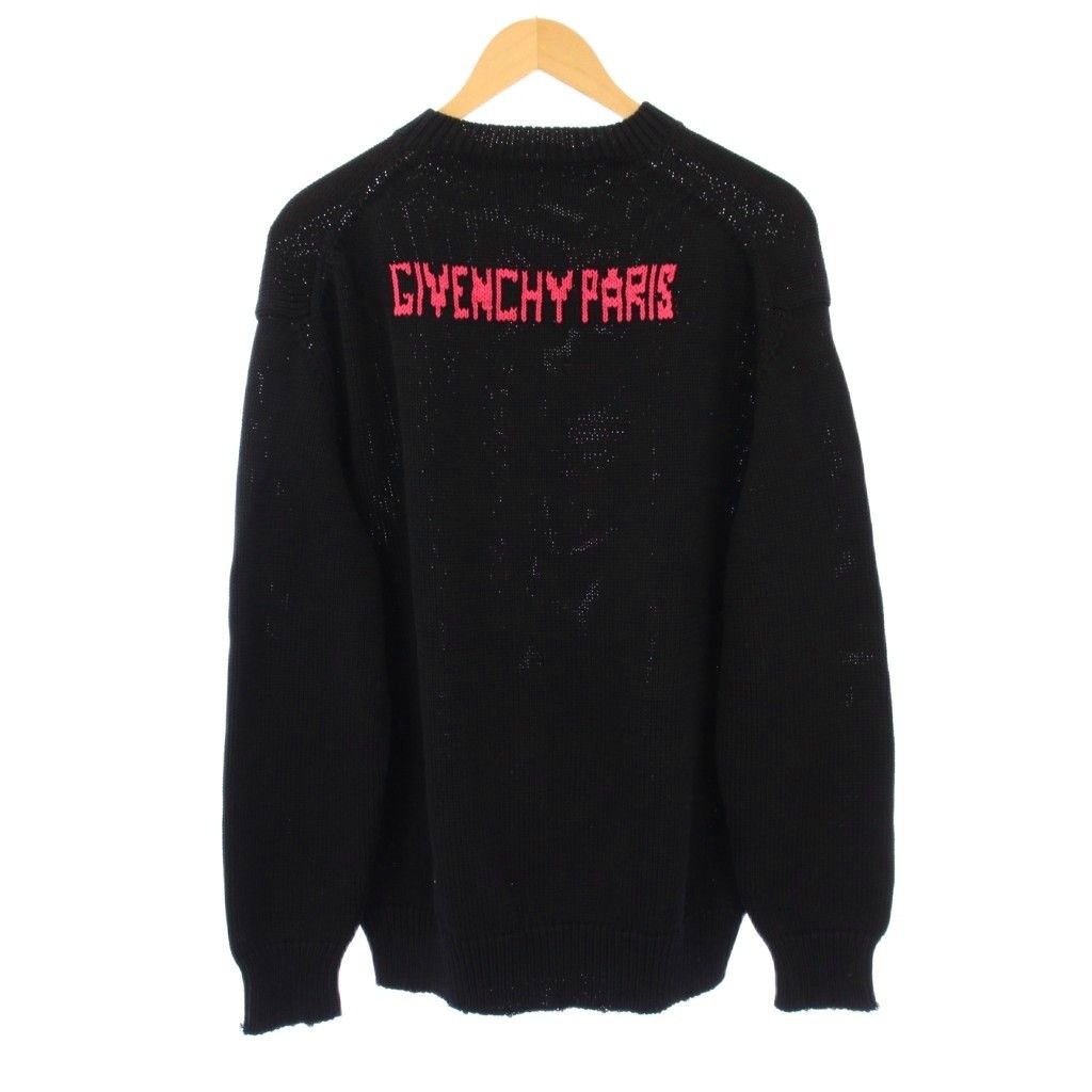 ジバンシィ GIVENCHY 4Gロゴニット セーター 長袖 S 黒 BW903D4Z2E /KH