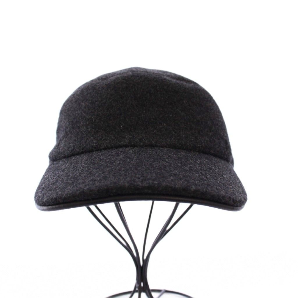 エルメス HERMES カシミヤ Hロゴ セリエボタン キャスケット キャップ