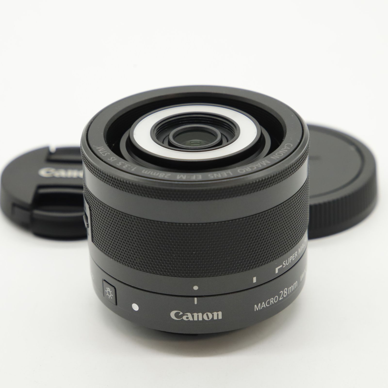 □ほぼ新品□ Canon マクロレンズ EF-M28mm F3.5 IS STM ミラーレス