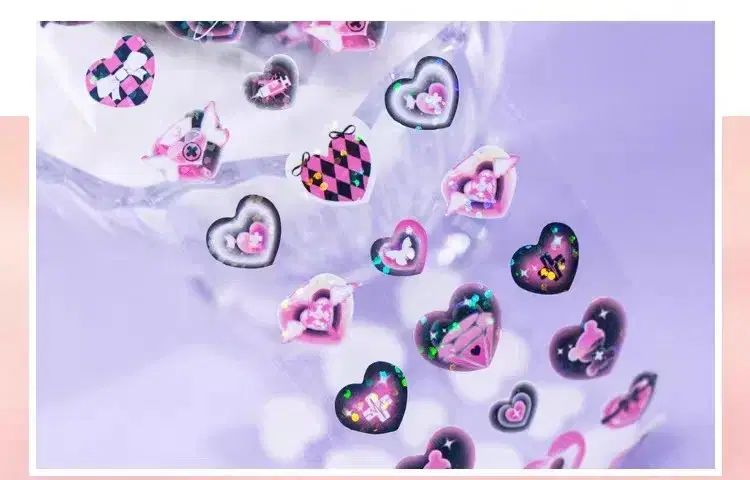 ハート ホログラム