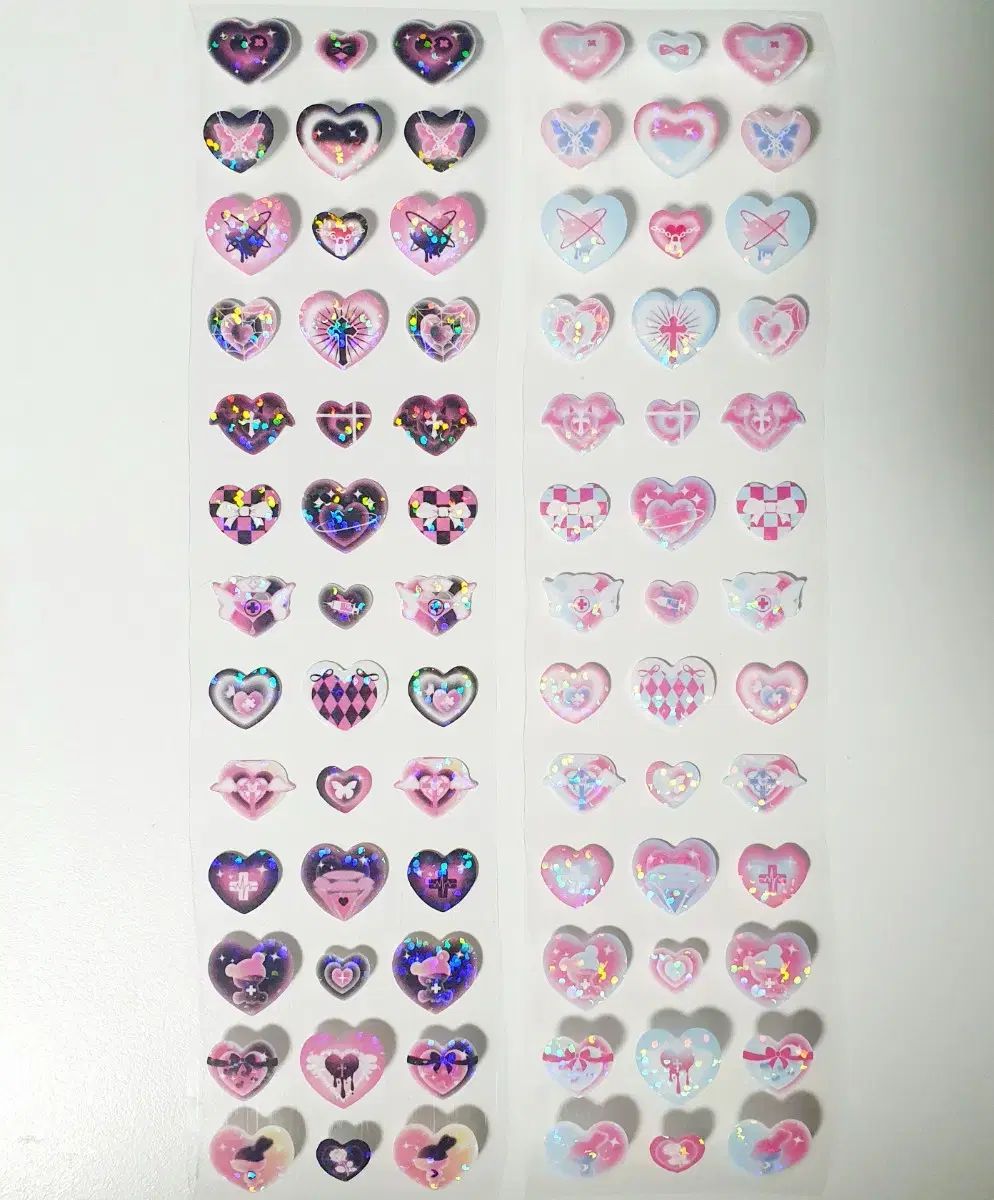 DEVILエンジェル ハート ホログラム マスキングテープ 2種